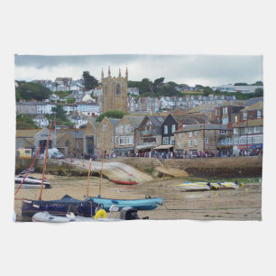 St Ives Cornwall England Tea Towel