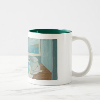St Ives Mug: Vin Blanc. Two-Tone Coffee Mug