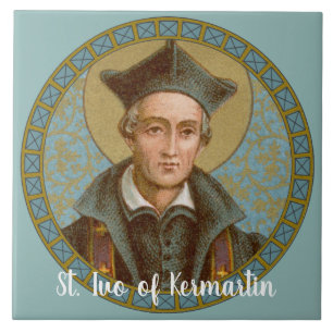St. Ivo of Kermartin (BK 015) Ceramic Tile