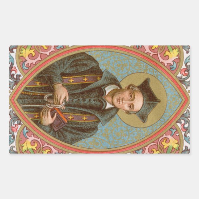 St. Ivo of Kermartin (BK 015) Rectangular Sticker (Front)