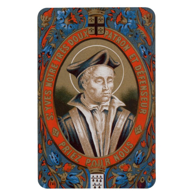 St. Ivo of Kermartin (M 005) Magnet (Vertical)