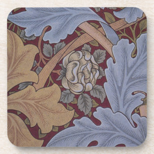 St. James Acanthus Leaf Pattern by William Morris Coaster