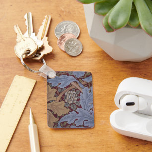 St. James Acanthus Leaf Pattern by William Morris Key Ring