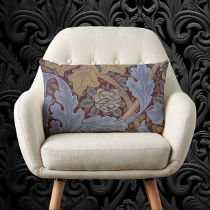 St. James Acanthus Leaf Pattern by William Morris Lumbar Cushion
