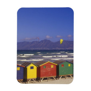 St. James Bay Bathing Boxes, near Capetown, 2 Magnet
