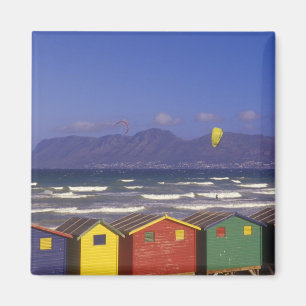 St. James Bay Bathing Boxes, near Capetown, 2 Magnet