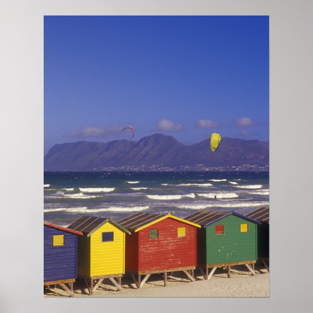 St. James Bay Bathing Boxes, near Capetown, 2 Poster (Front)