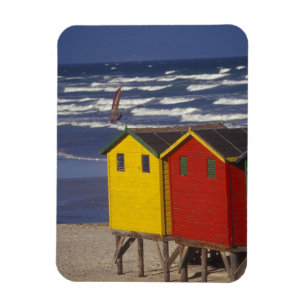 St. James Bay Bathing Boxes, near Capetown, 3 Magnet