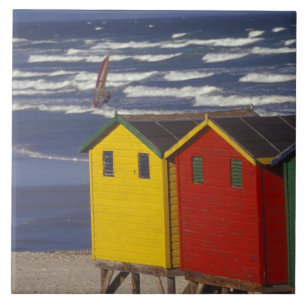 St. James Bay Bathing Boxes, near Capetown, 3 Tile