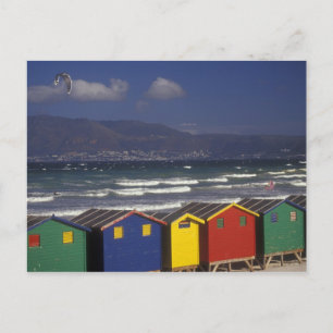 St. James Bay Bathing Boxes, near Capetown, Postcard