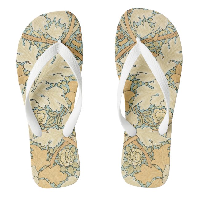 St. James by William Morris, Acanthus Leaves Thongs (Footbed)