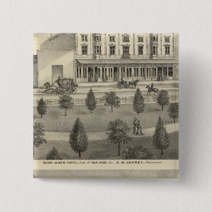 St James Hotel, residence 15 Cm Square Badge