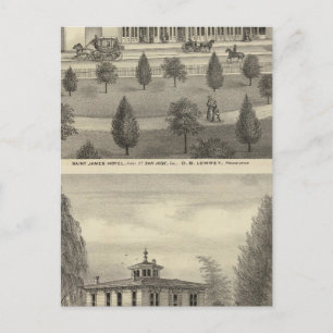 St James Hotel, residence Postcard