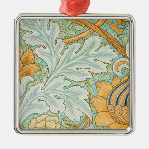St James Pattern (by William Morris) Metal Ornament