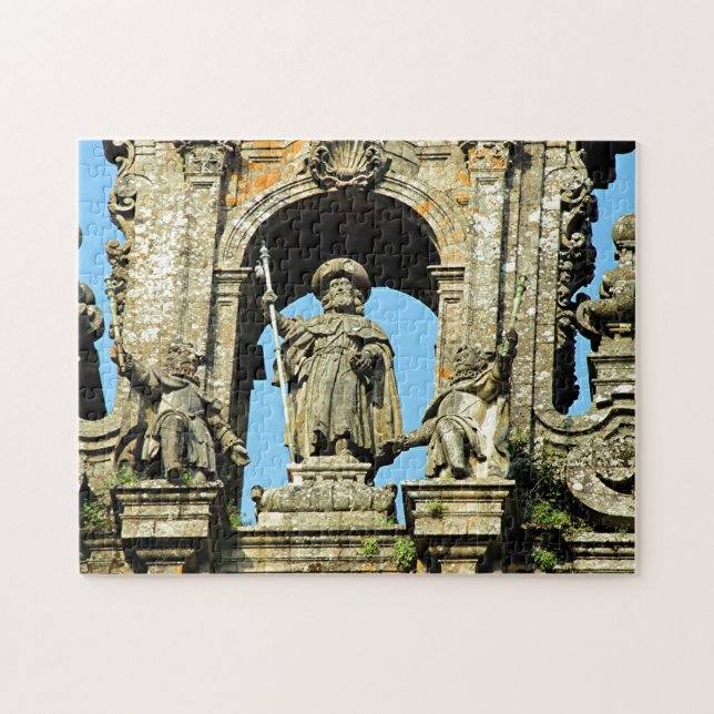 St James, Santiago de Compostela Cathedral, Spain Jigsaw Puzzle (Horizontal)