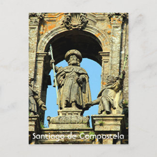 St James, Santiago de Compostela Cathedral, Spain Postcard