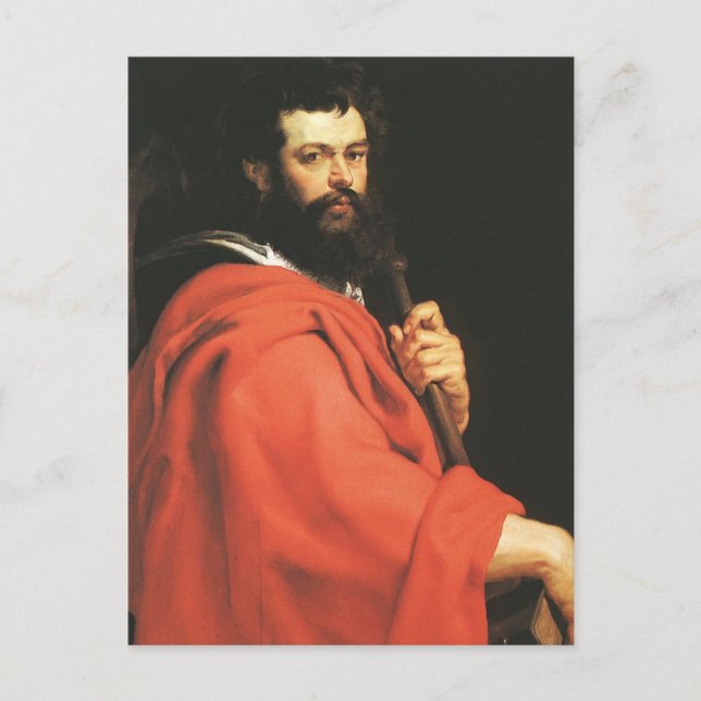 St. James the Apostle by Peter Paul Rubens Postcar Postcard (Front)