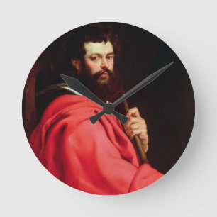 St. James the Apostle, c.1612-13 (oil on panel) Round Clock