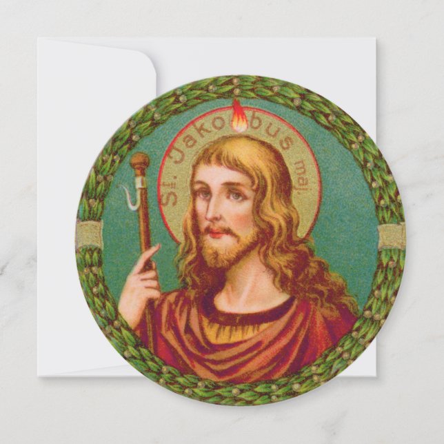 St James the Greater (JMAS 04) Blank Greeting Card (Front)
