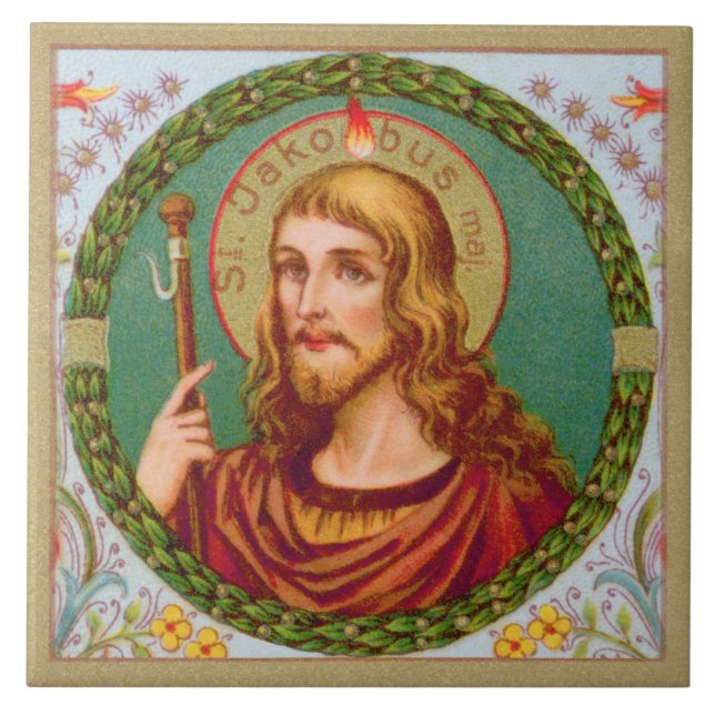 St. James the Greater (JMAS 04) Ceramic Tile (Front)