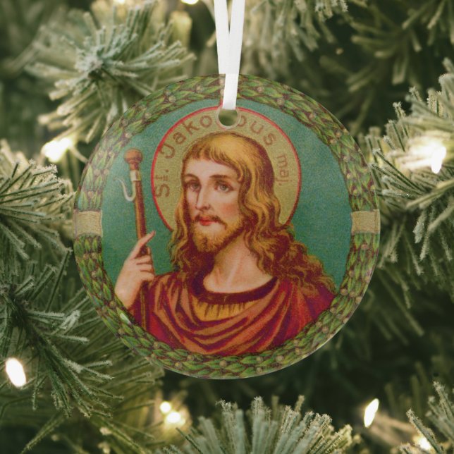 St. James the Greater (JMAS 04) Glass Tree Decoration (Insitu)