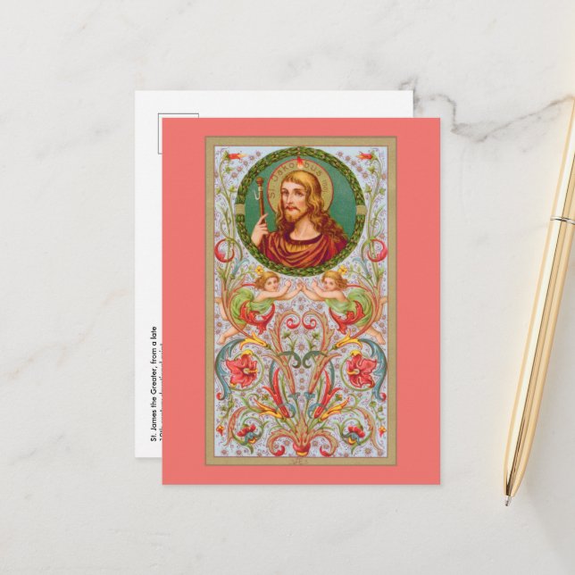 St. James the Greater (JMAS 04) Postcard (Front/Back In Situ)