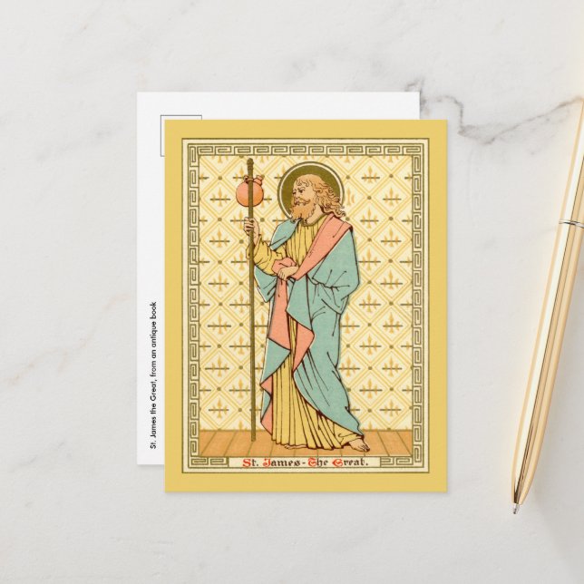 St. James the Greater (RLS 05) Postcard (Front/Back In Situ)
