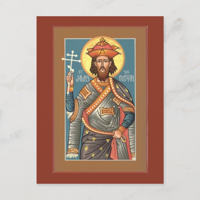St. James the Persian Prayer Card (Front)