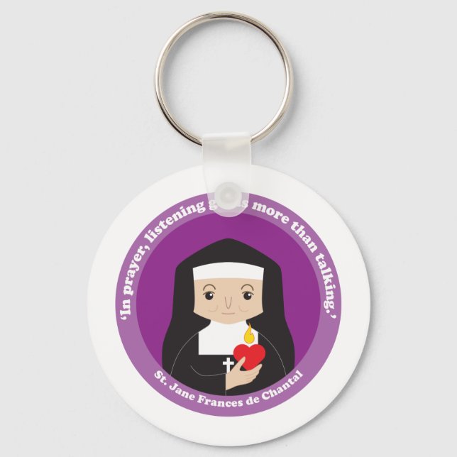 St. Jane Frances de Chantal Key Ring (Front)