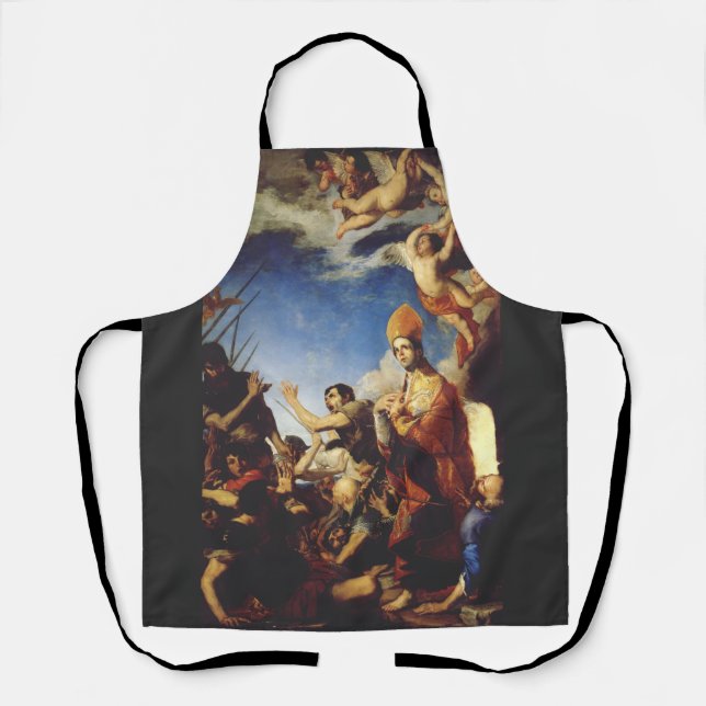 St. Januarius, Bishop of Benevento - Fine Art Apron (Front)
