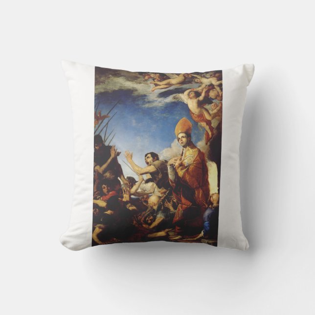 St. Januarius, Bishop of Benevento - Fine Art Cushion (Front)