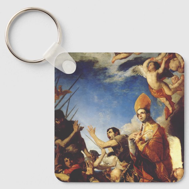St. Januarius, Bishop of Benevento - Fine Art Key Ring (Front)