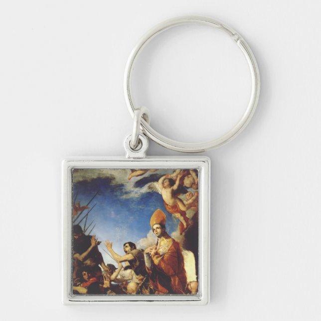 St. Januarius, Bishop of Benevento - Fine Art Key Ring (Front)