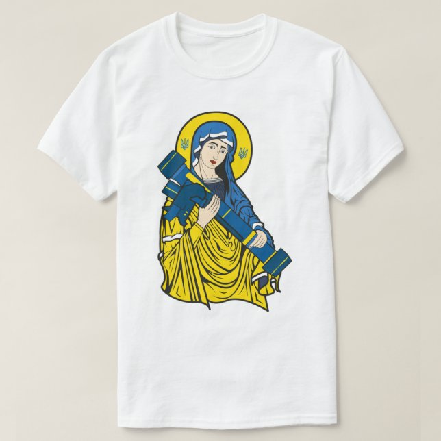 St. Javelin of Ukraine - Slava Ukraine - Glory to  T-Shirt (Design Front)