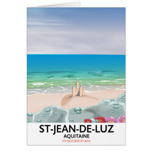 St-Jean-de-Luz, Aquitaine Travel poster