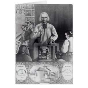 St. Jean-Marie Vianney preaching, 19th century