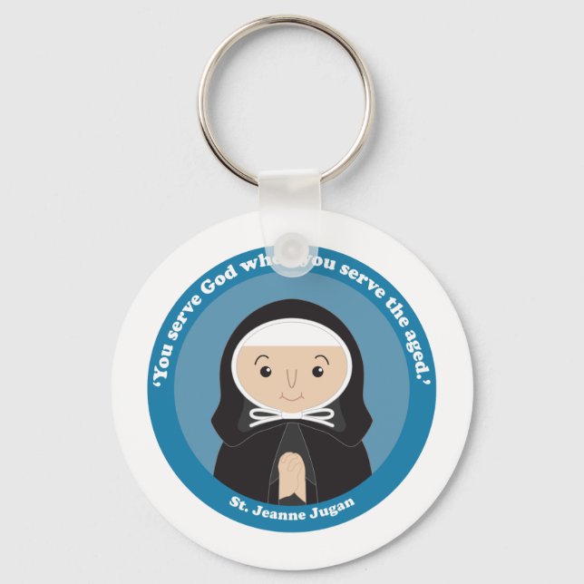 St. Jeanne Jugan Key Ring (Front)