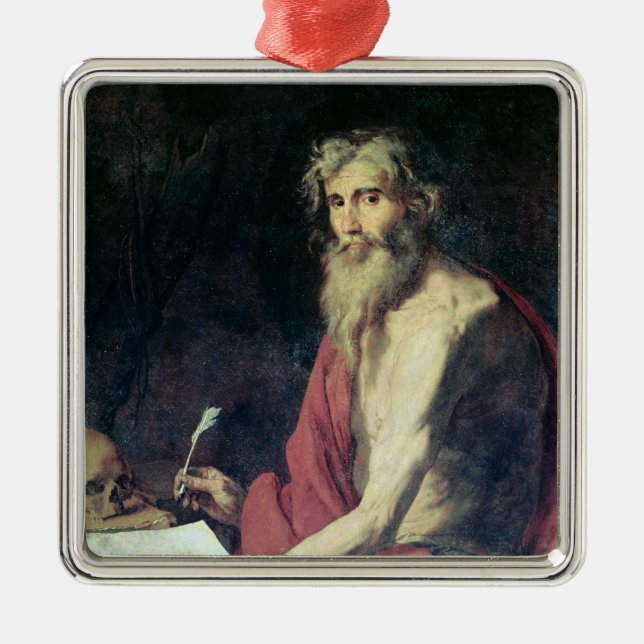 St. Jerome 2 Metal Tree Decoration (Front)