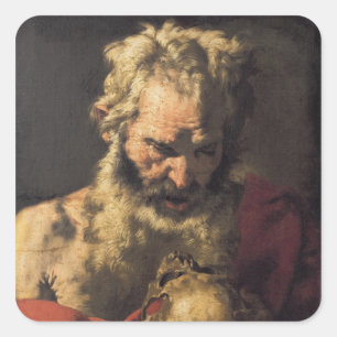 St. Jerome 3 Square Sticker