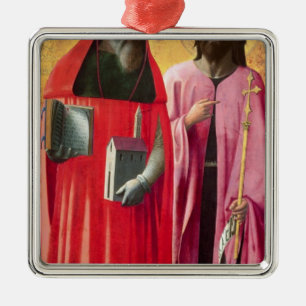 St. Jerome and St. John the Baptist, c.1428-29 Metal Ornament