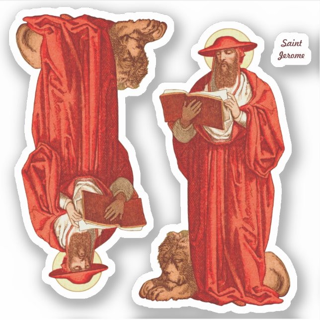 St. Jerome as Cardinal with Lion (P 004) (Front)