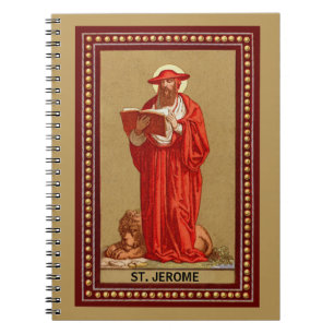 St. Jerome as Cardinal with Lion (P 004) Notebook
