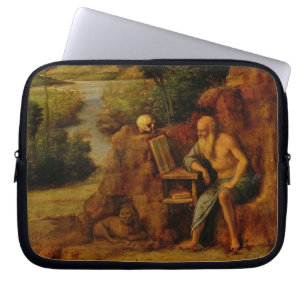 St. Jerome, c.1500 (oil on panel) Laptop Sleeve
