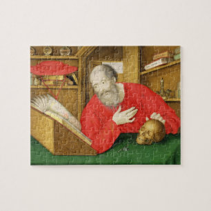 St. Jerome in his Study, 1650 (bodycolour and w/c Jigsaw Puzzle