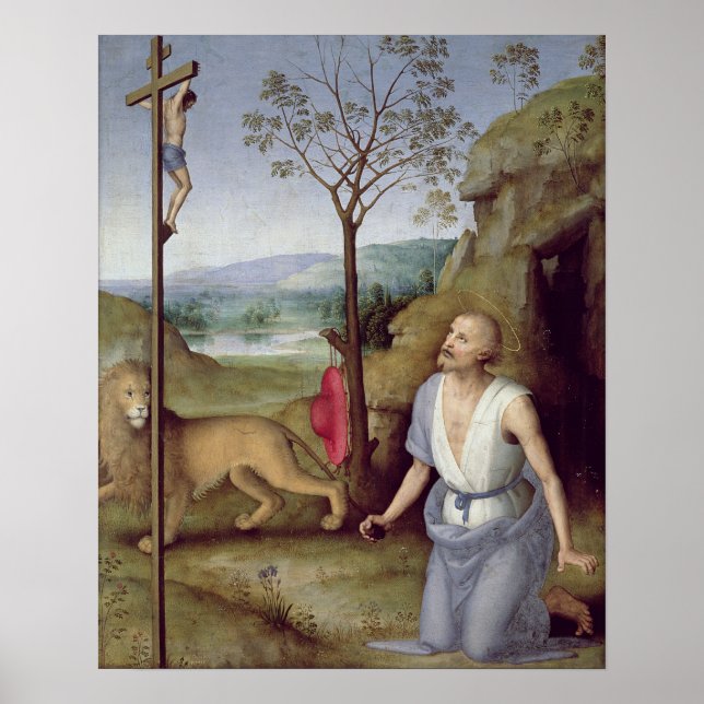 St. Jerome in the Desert, c.1499-1502 Poster (Front)