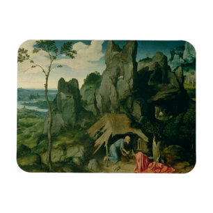 St. Jerome in the Desert (oil on panel) (see also Magnet