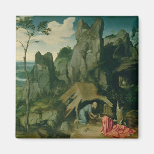 St. Jerome in the Desert (oil on panel) (see also Magnet