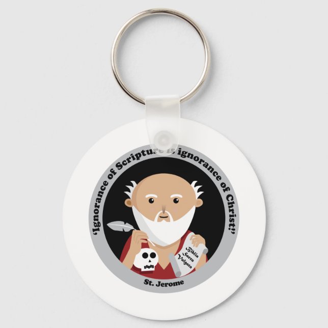 St. Jerome Key Ring (Front)