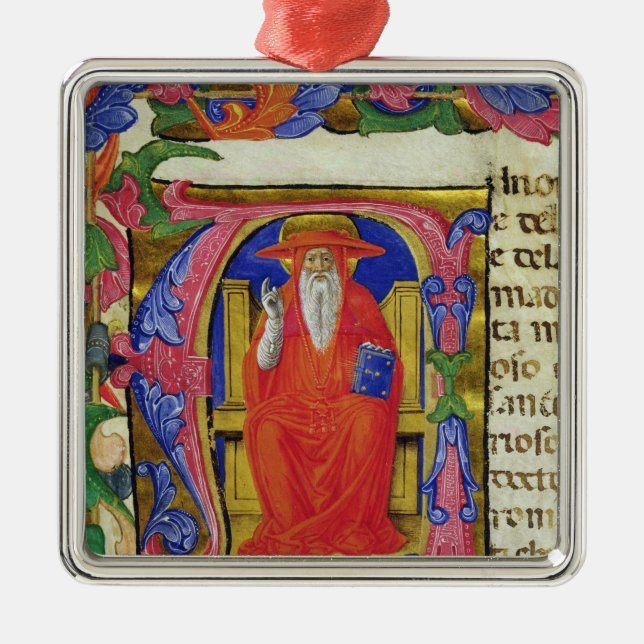 St. Jerome Metal Tree Decoration (Front)