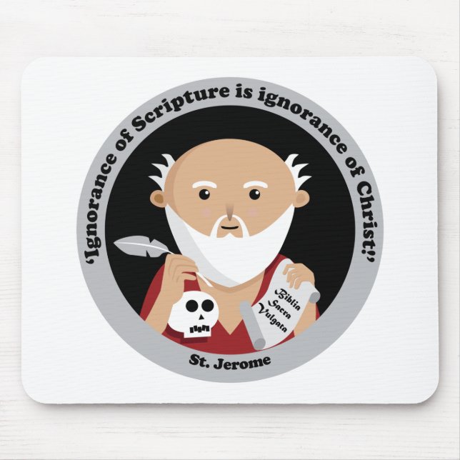 St. Jerome Mouse Pad (Front)